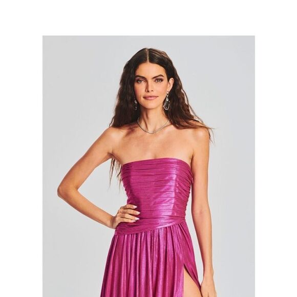 RETROFETE Jacie Dress in Hot Pink Large NWT $595 - Picture 5 of 12